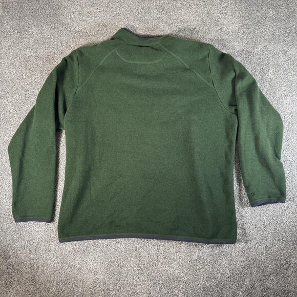 Koppen Fleece Jacket XL Green Quarter Zip Pullover Outdoor Hiking Layer Gorpcore - Picture 8 of 10